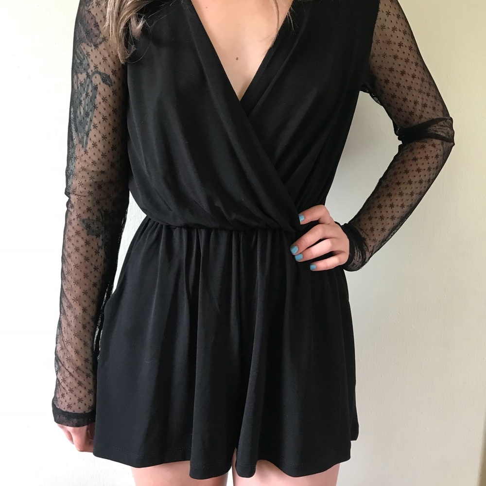 BCBGeneration black romper